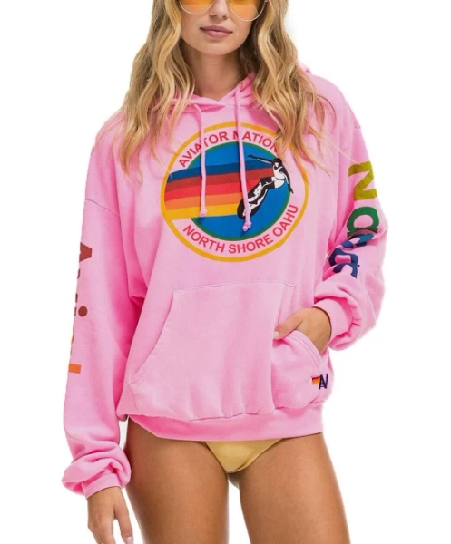 Aviator Nation North Shore Relaxed Pullover Hoodie