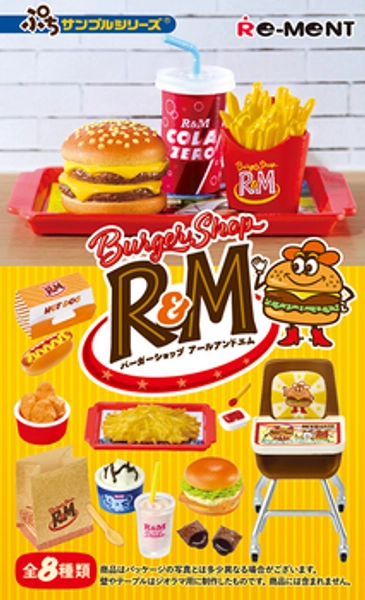 Petit Sample Burger Shop R&M 8pcs Complete Box