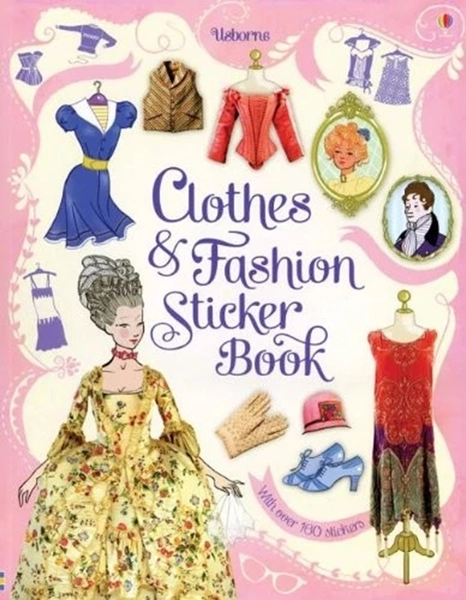 Clothes &amp; Fashion Sticker Book - Histories Fashion 160+ Stickers / Rare NEW!