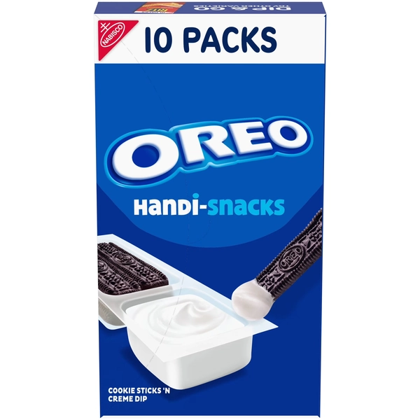 Handi-Snacks OREO Cookie Sticks 'N Creme Dip Snack Packs, 10 Snack Packs - Walmart.com