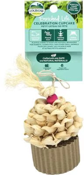 OXBOW Enriched Life Celebration Cupcake Small Pet Toy - Chewy.com