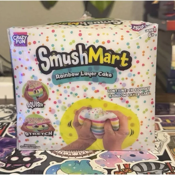 Five Below (Rms) Toys | Rms Crazy Fun Smush Mart Rainbow Layer Cake Squishy Sensory Toy Viral 5" | Color: Yellow | Size: Os | Javierlizarr845's Closet