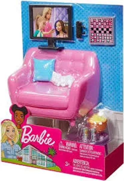 Barbie Indoor Furniture Playset Living Room
