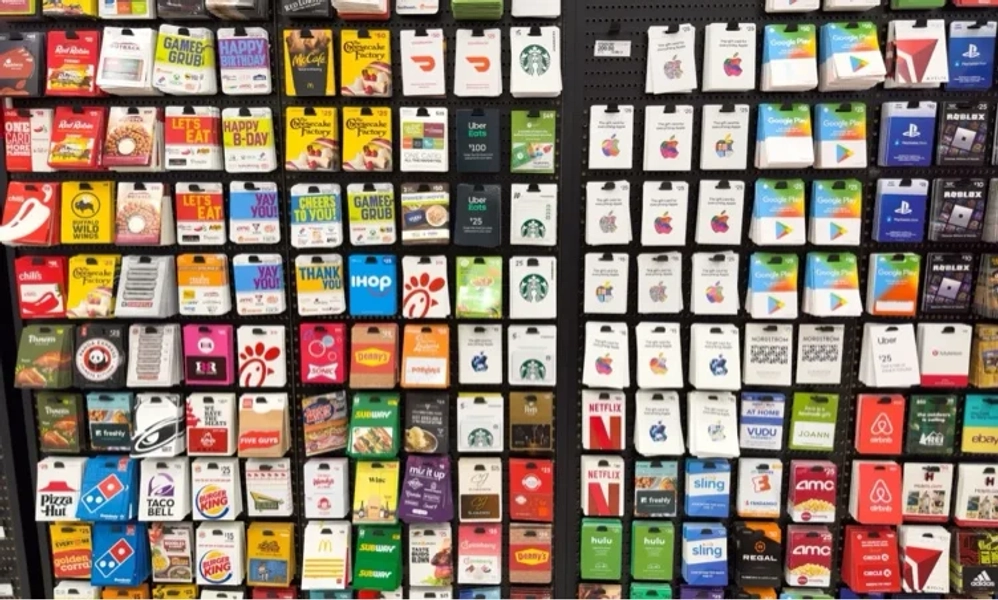 Gift cards 
