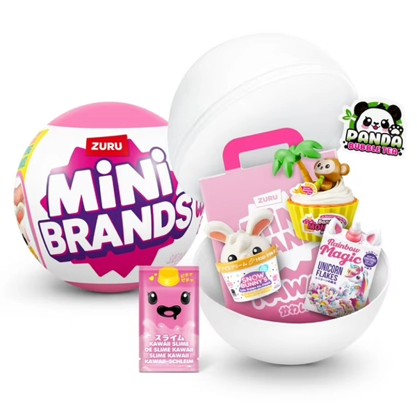 Mini Brands Kawaii Capsule Japanese Themed Novelty Unboxing Toy Collectible Mini's by ZURU
