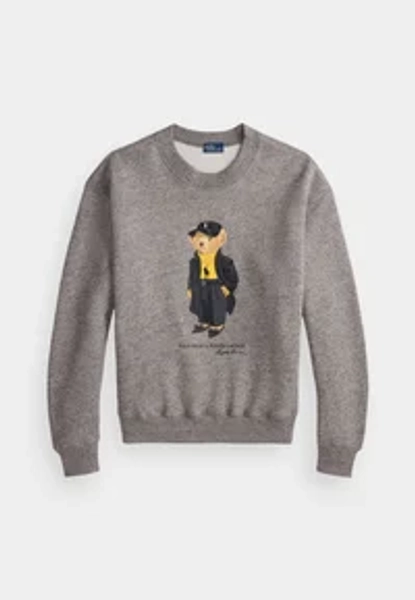 POLO BEAR CREWNECK - Felpa - dark vintage heather