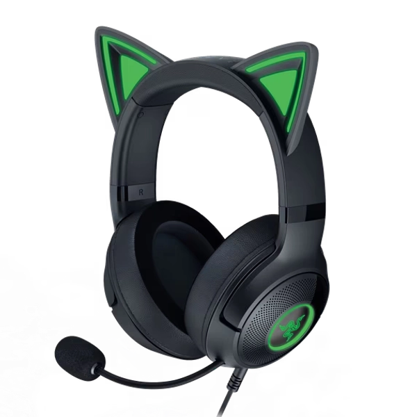 Razer Kraken Kitty Over-Ear Headset, Black