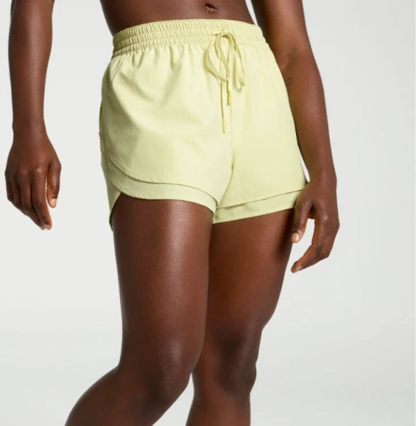 CALIA Women's Drawstring Step Up Short, XL, Feline Print Neutral