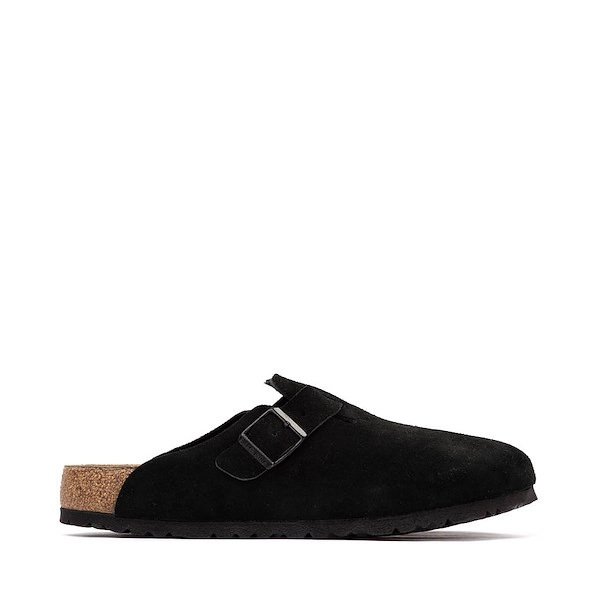 Womens Birkenstock Boston Soft Footbed Clog - Black