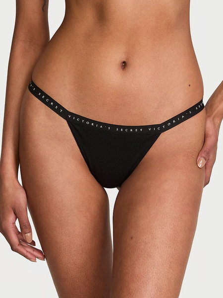 Stretch Cotton V-String Panty