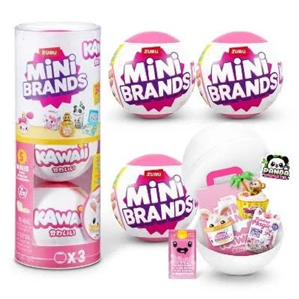 Mini Brands Kawaii Kuties 3pk