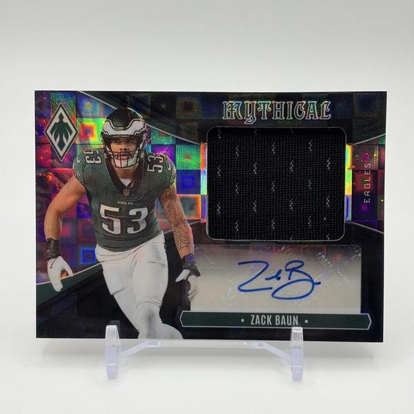 2025 Panini Pheonix Zach Baun Mythical Pandora Color Patch Auto /99