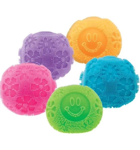 Nee Doh - Fuzz Ball Flower Power Pink