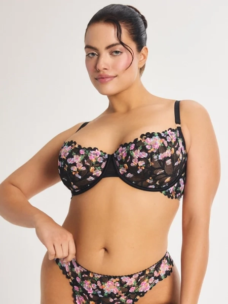 Savage Not Sorry Unlined Lace Balconette Bra - Savage