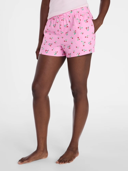 Joyspun Women's Woven Pajama Boxer Shorts, 3'' Inseam, Sizes XS-3X