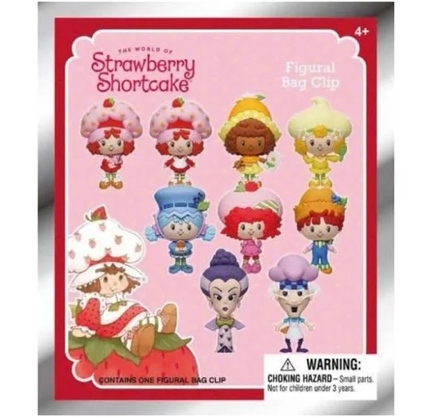 Strawberry Shortcake 3D Foam Bag Clip