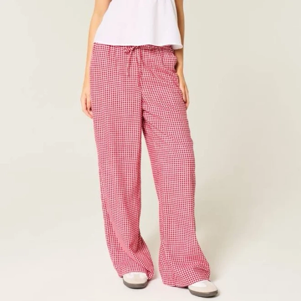 Hollister Women's Pull-On Slub Pants