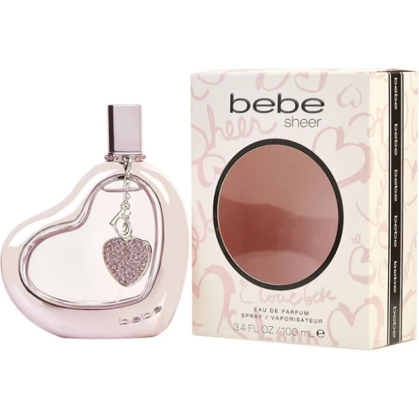 Bebe Sheer Eau De Parfum Spray by Bebe for Women 3.4 oz