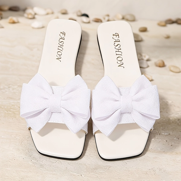 Women'S Casual Flat Slides, Summer Dressy Milk Tea Shop Home Relaxed Style