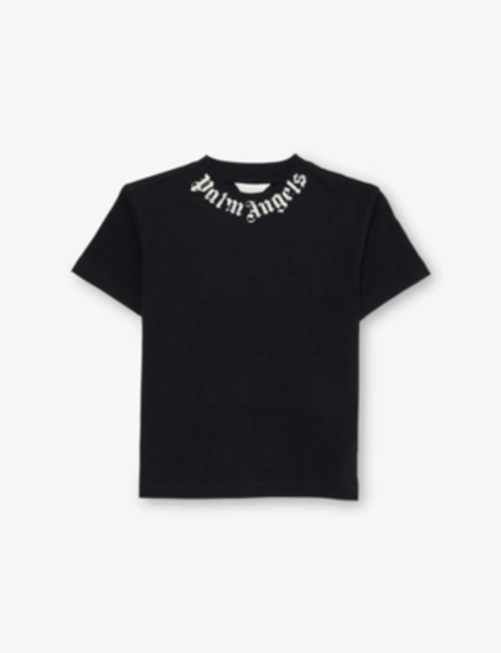 Logo-Print Short-Sleeve Brushed Cotton T-Shirt 4-12 Years - 4 years