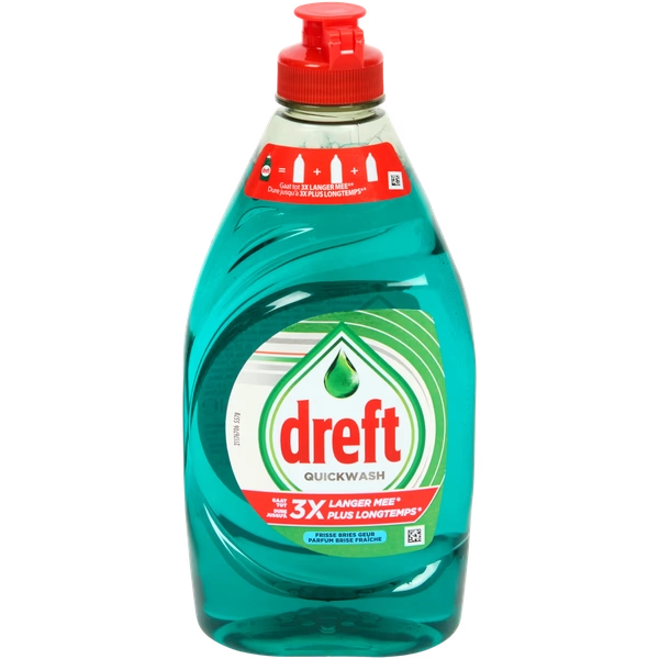 Liquide vaisselle Dreft Quickwash Brise fraîche