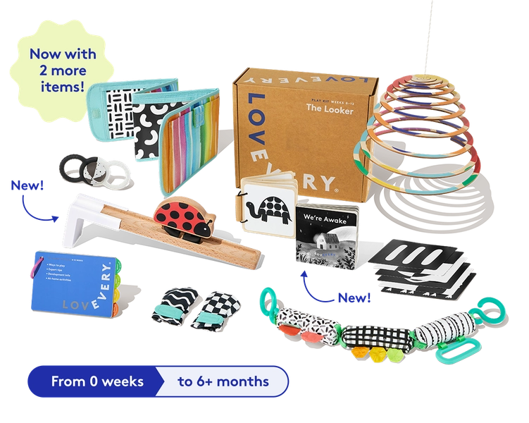 The Looker Play Kit | Toys for Newborn to 12 Week Olds | Lovevery
