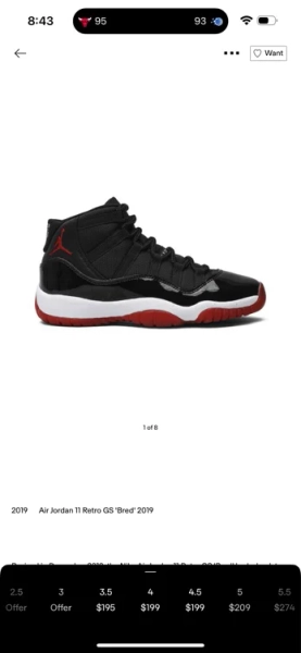 Buy Air Jordan 11 Retro 'Bred' 2019 - 378037 061 | GOAT