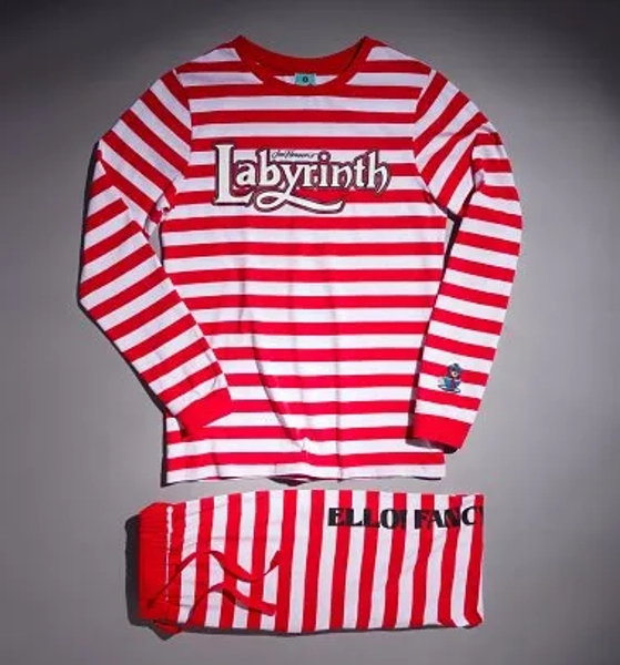 Women's Labyrinth Worm Fancy A Cuppa Striped Pyjamas