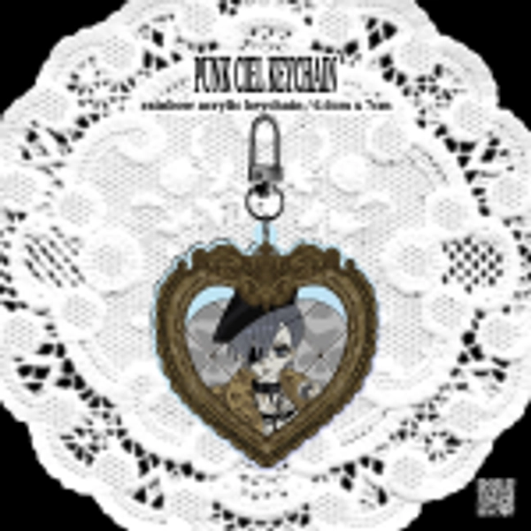 ⟡ punk ciel phantomhive rainbow acrylic keychain ⟡ by shya - ACGGOODS