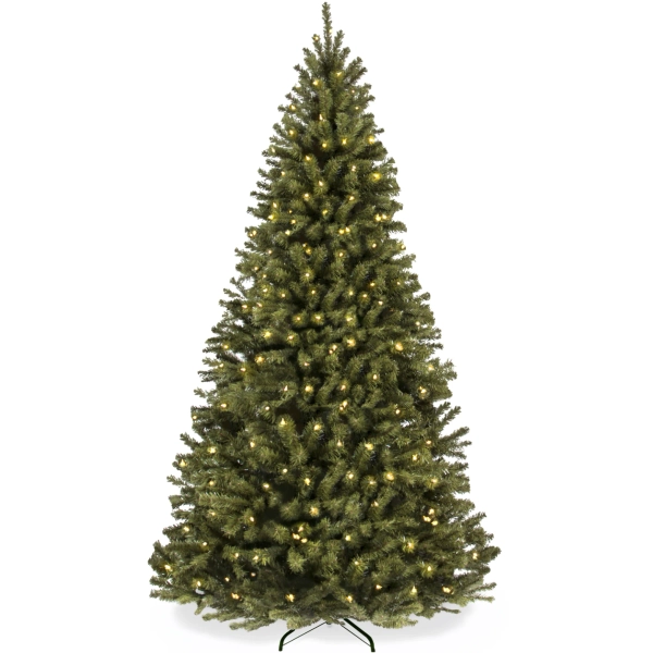 Best Choice Products  7.5ft Artificial Christmas Tree with Viral Twinkling Lights Pre-Lit Spruce 550 Lights