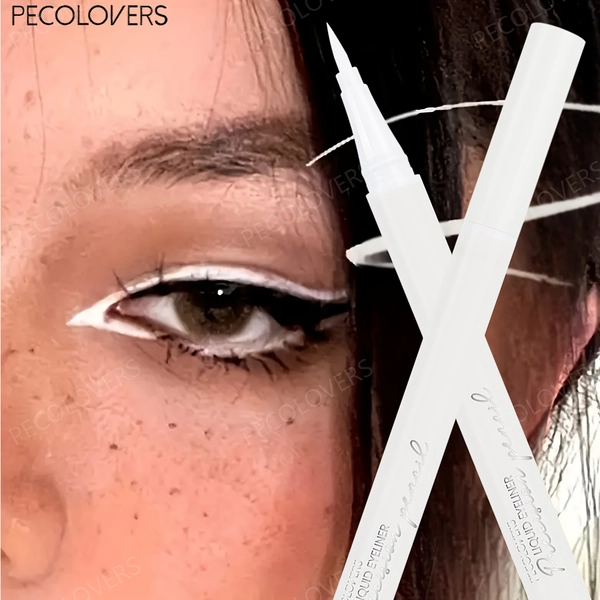 1pc Multicolor Eyeliner Liquid Pen • Dark Brown, Black and White • Classic Pen Tip • Soft Texture and Highly Pigmented • Quick Drying and Long-Lasting • Natural and Easy to Remove • Suitable for Daily Eye Cosmetics