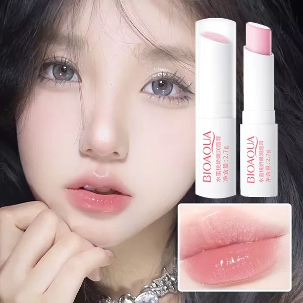 Strawberry Lip Balm Natural Moisturizing Jelly Peach Nourishing Lipstick Primer Anti-drying Hydration Lip Care Non-Stick Makeup - AliExpress 66