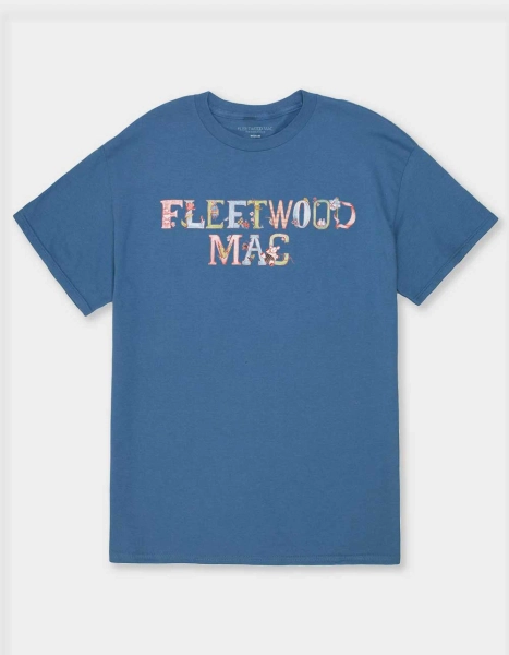 FLEETWOOD MAC Garden Critters Unisex Tee - INDIGO
