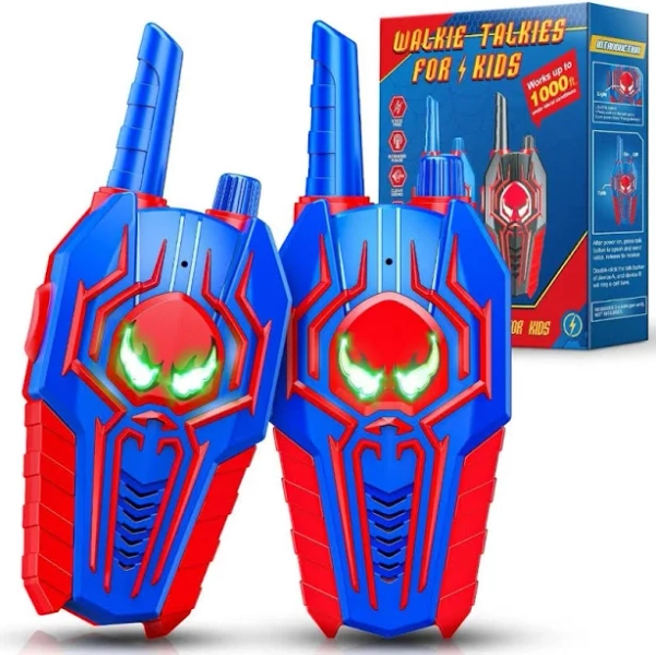 Walkie Talkies for Kids Ages 3-8: Gifts for 3, 4, 5, 6, 7, 8, 9, 10 Year Old Boys. Camping Radio Toy, Birthday Gift for Kids Age 3-4, 4-6, 5-7 Toddler