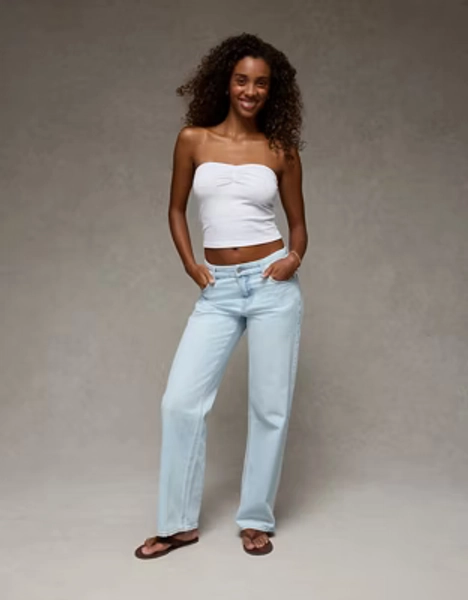 AE Curvy High-Waisted Stovepipe Jean
