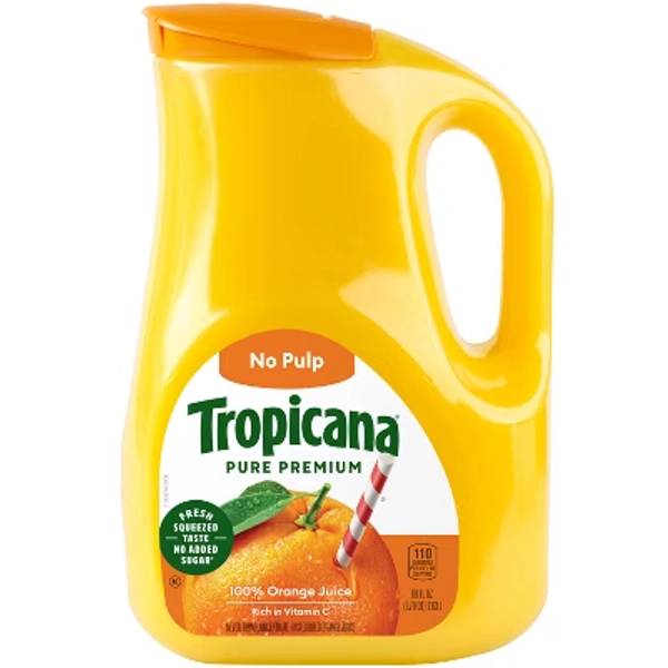 Tropicana Pure Premium No Pulp Orange Juice - 89 fl oz