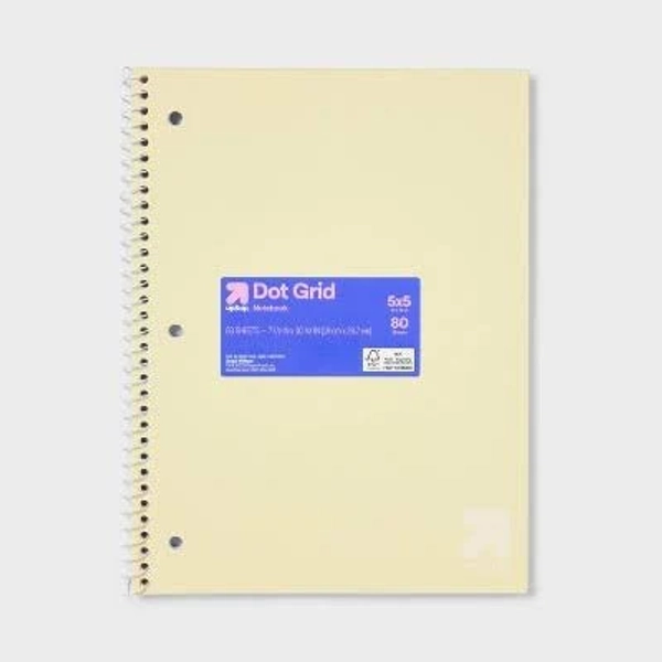 up&up Dot Grid Spiral Notebook