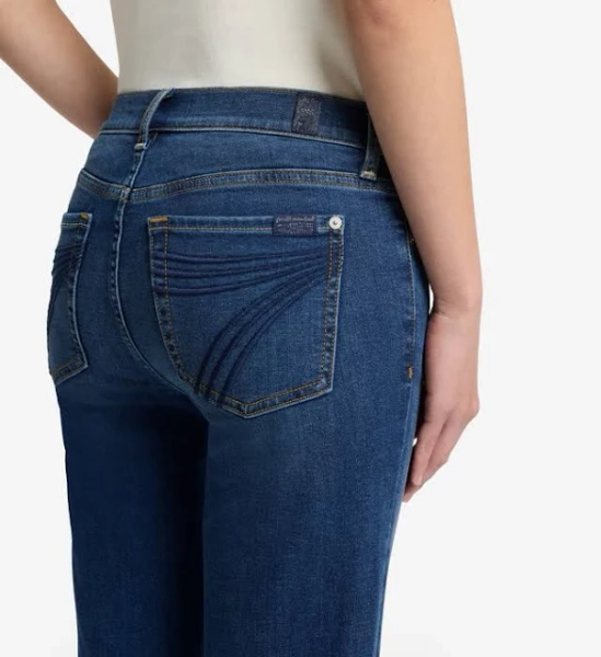 7 For All Mankind Women's Dojo Tailorless in Medium Melrose Jeans