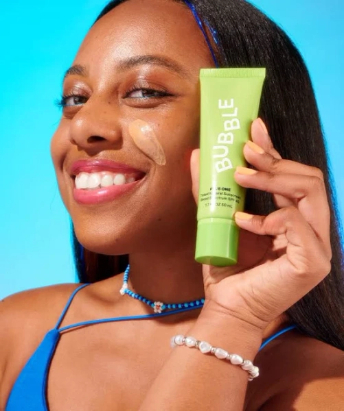 Bubble Plus One Tinted Daily Mineral Sunscreen Broad Spectrum SPF 40