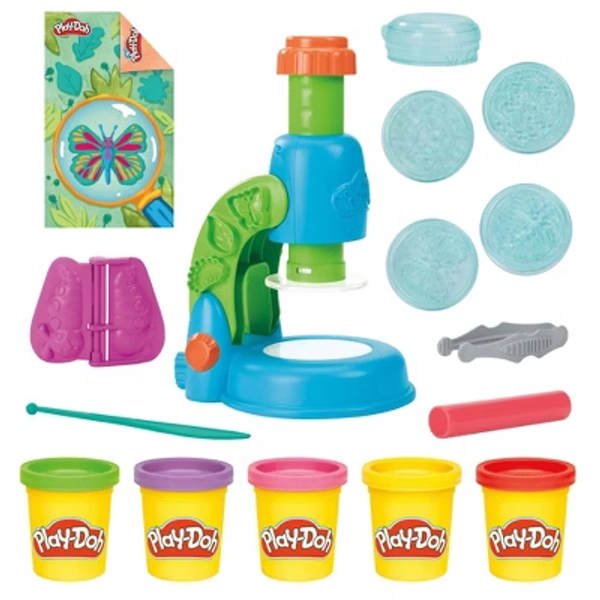 Play-Doh Light and Look Microscope Playset, Christmas Gifts for Kids'