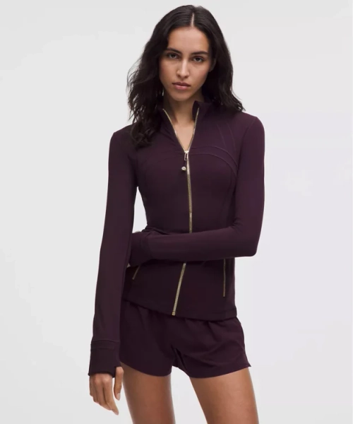 Define Jacket *Nulu - Black Plum/Gold/Gold - 8