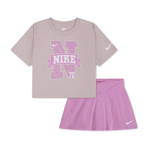 Nike Girls' 2-Piece Varsity Scooter Skirt Set
