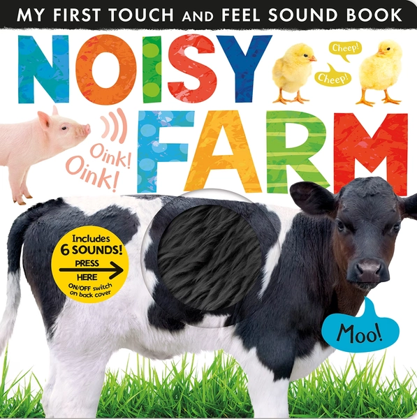Noisy Farm: Includes 6 Sounds and an on/off Switch on the Back Cover! (Board Book) - Walmart.com