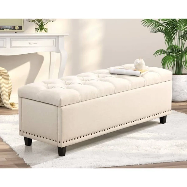 Ebern Designs 51" Ottoman Storage Benches