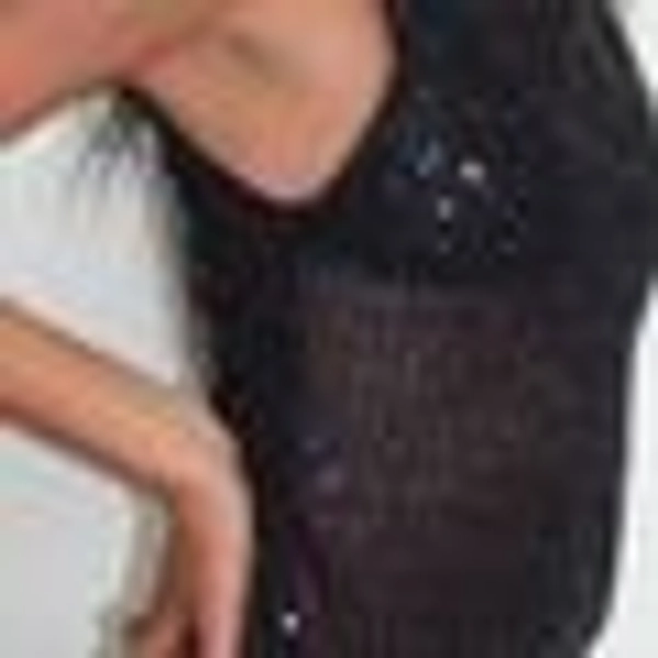 Dudley Vest Top in Sequin Knit Black