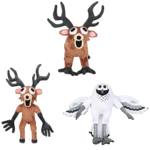 99 Nights In The Forest Monster DEER Plushie Cartoon Milu Deer Stuffed Doll Game