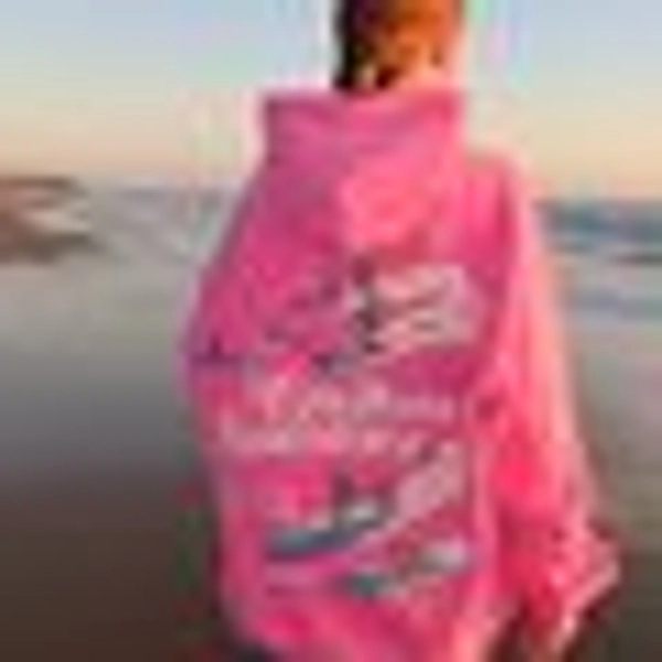 "Endless Summer" Oversized Lux Hoodie in Vintage Washed Pink