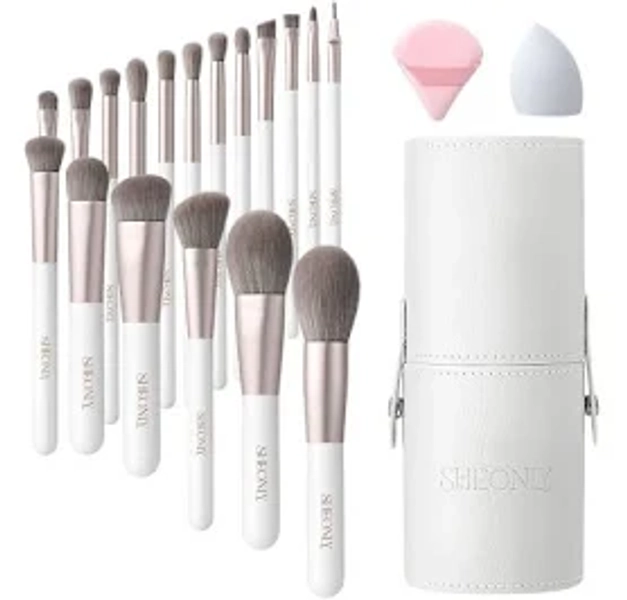 SHEONLY Unisex Professional Makeup Brush Set with Makeup Tool