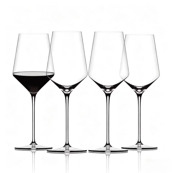 Red Wine Glasses Set of 4, Premium Crystal Wine Glasses Hand Blown,15 oz,Thin Rim,Long Stem,Perfect for Red or White,Daily Use,Unique Wedding Anniversary or Birthday Gift - Walmart.com
