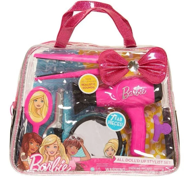 Barbie All Doll'd Up Stylist Tote Pretend Playset